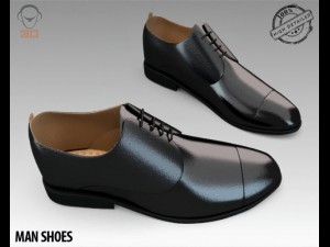 man shoe Modelo 3D