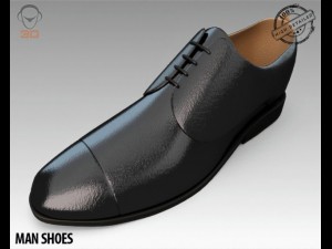 man shoe Modelo 3D
