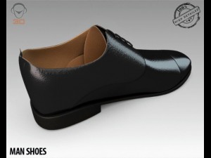 man shoe Modelo 3D