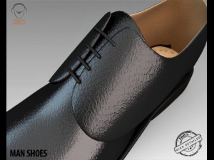 man shoe Modelo 3D