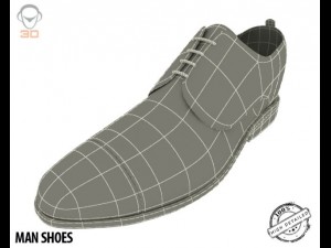 man shoe Modelo 3D