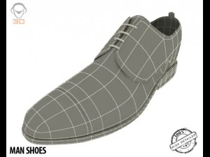man shoe 3D Model