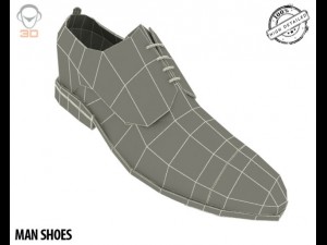 man shoe Modelo 3D
