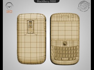 blackberry 9000 3D Model