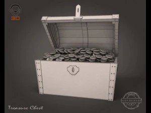 treasure chest 3D Model