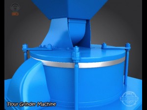 flour grinder machine 3D Model