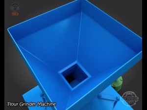 flour grinder machine 3D Model