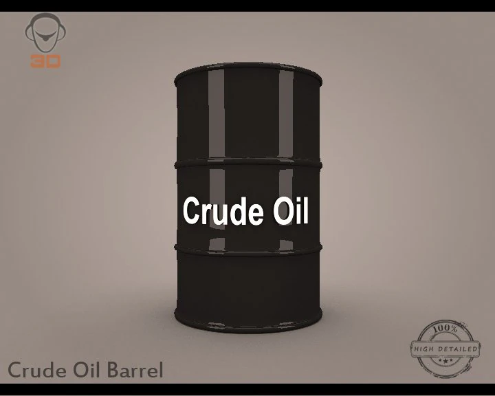 crude oil barrel 3D Model .c4d .max .obj .3ds .fbx .stl .blend 