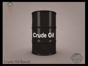 crude oil barrel 3D-Modell