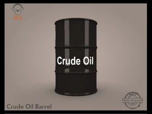 原油バレル 3Dモデル