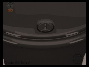 crude oil barrel Modello 3D
