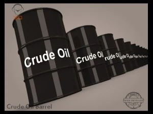 crude oil barrel 3D Model