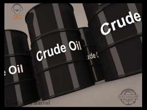 crude oil barrel Modello 3D