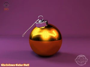 christmas color ball 3D Model
