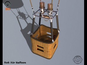 hot air balloon 3D Модель