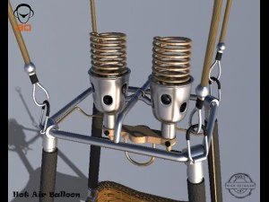 hot air balloon 3D Model