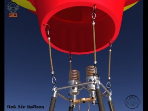 hot air balloon 3D Модель