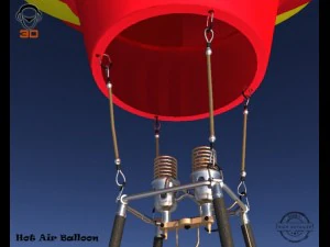 hot air balloon 3D Model