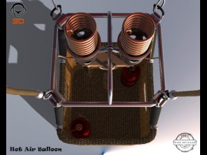 hot air balloon 3D Модель