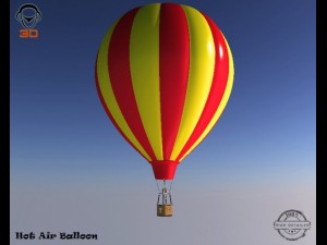 hot air balloon 3D Модель