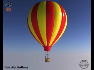 hot air balloon 3D Model