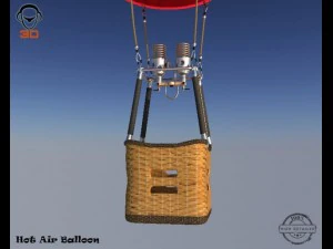 hot air balloon 3D Model