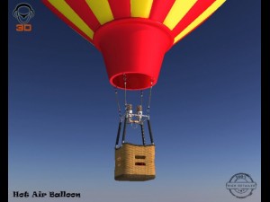 hot air balloon 3D Модель