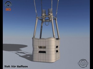 hot air balloon 3D Модель