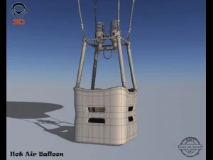 hot air balloon 3D Model