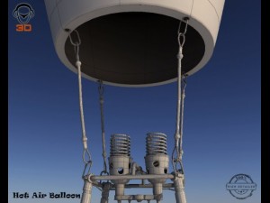 hot air balloon 3D Модель