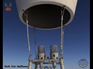 hot air balloon 3D Model
