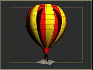 hot air balloon 3D Модель