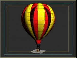 hot air balloon 3D Model
