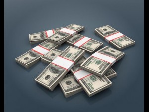 us dollar bill collection Modèle 3D