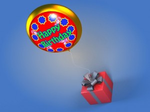 birthday balloon 3D 模型