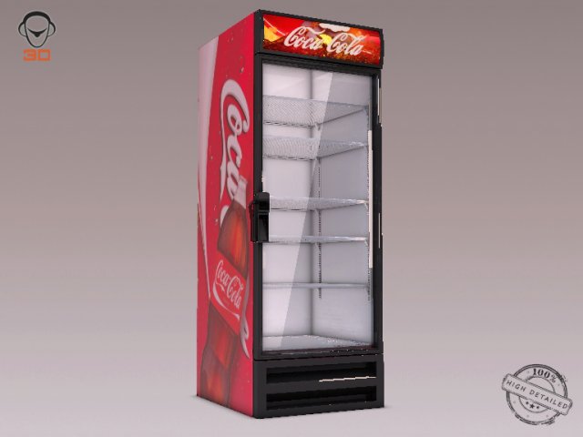Cocacola Refrigerator 3d Model In Other 3dexport