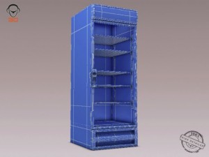 cocacola refrigerator 3D Модель
