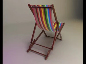 beach chair 3D Model