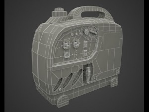 portable power generator 3D 모델