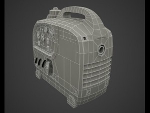 portable power generator 3D 모델