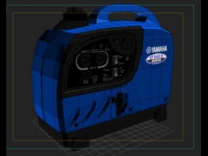 portable power generator 3D 모델