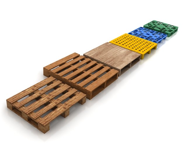 pallets collections 3D 模型 .c4d .max .obj .3ds .fbx .stl .blend 