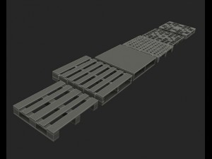 pallets collections 3D 模型