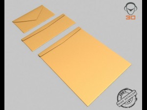 envelopes Modèle 3D