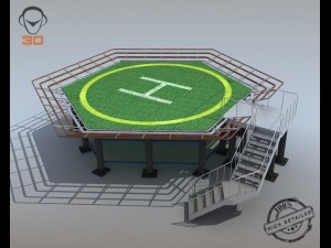 helipad 3D Model