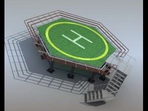 helipad 3D Model