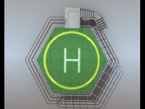 helipad 3D Model