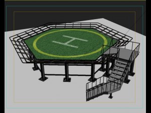 helipad 3D Model