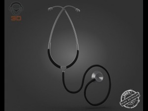 stethoscope 3D Model