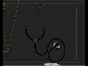 stethoscope 3D Model